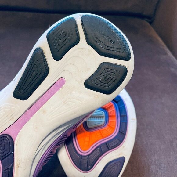 Nike Flyknit Lunar 2 Violet Purple Light Grey 8 39 - Picture 14 of 14